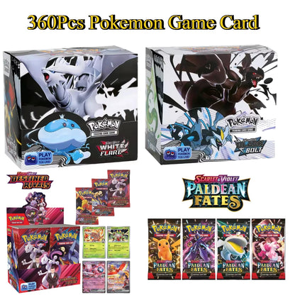 360 units/case Pokémon Scarlet & Violet 151 Prism Scale Fusion Strike English Booster Battle Transaction Gift Card Halloween