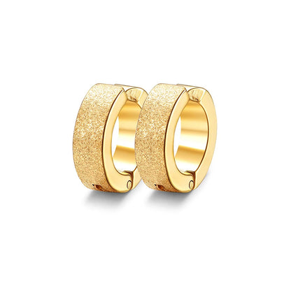 1 Pair/9 Pairs Non-Piercing Earrings Stainless Steel Clip On Hoop Earrings For Men Women Paved CZ Ear Clip Earrings Set