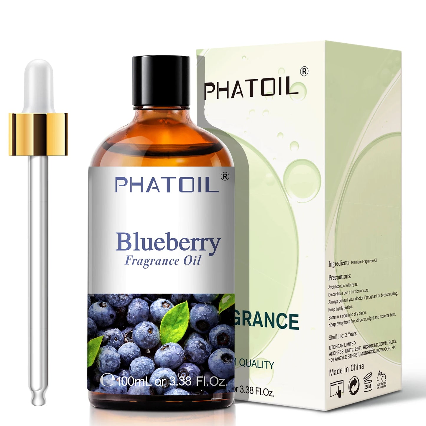 PHATOIL 100ml Fruity Fragrance Oil for Diffuser Candles Making -Coconut & Vanilla Strawberry Lemon Peach Aroma Essential Oils
