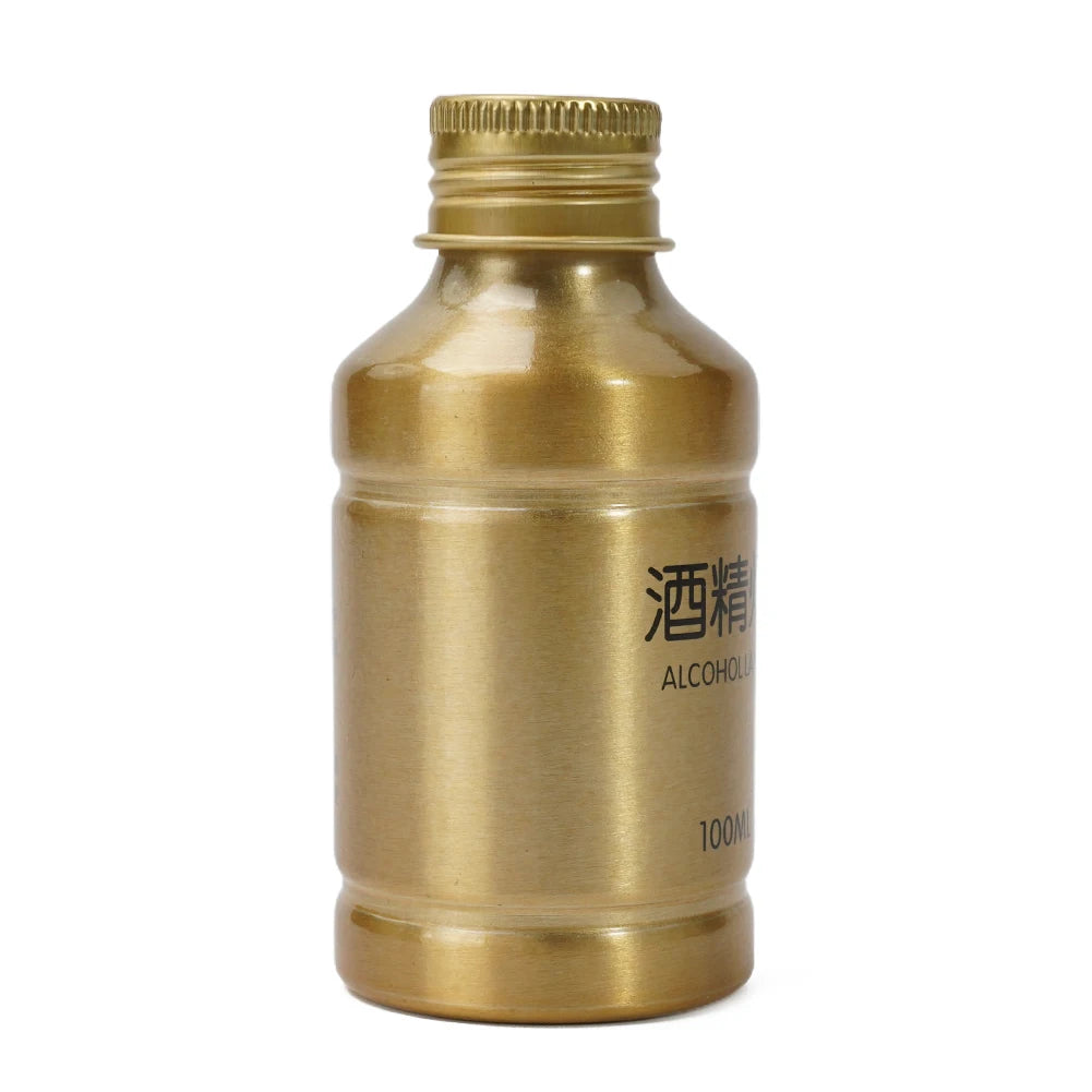 100ML Stoves Alcohol Lamp Portable Aluminum Alloy Lamp Alcohol Liquid Stove For Outdoor Survival Camping Laborotary Teaching