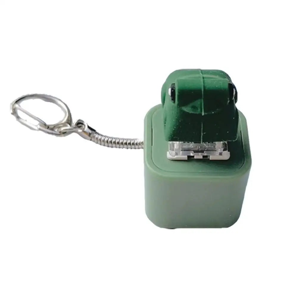 Croaking Frog Fidget Toy Keychain Rechargeable Frog Keychain with Sound & LED Lights, Funny Frog Keyboard Clicker Stress Relief