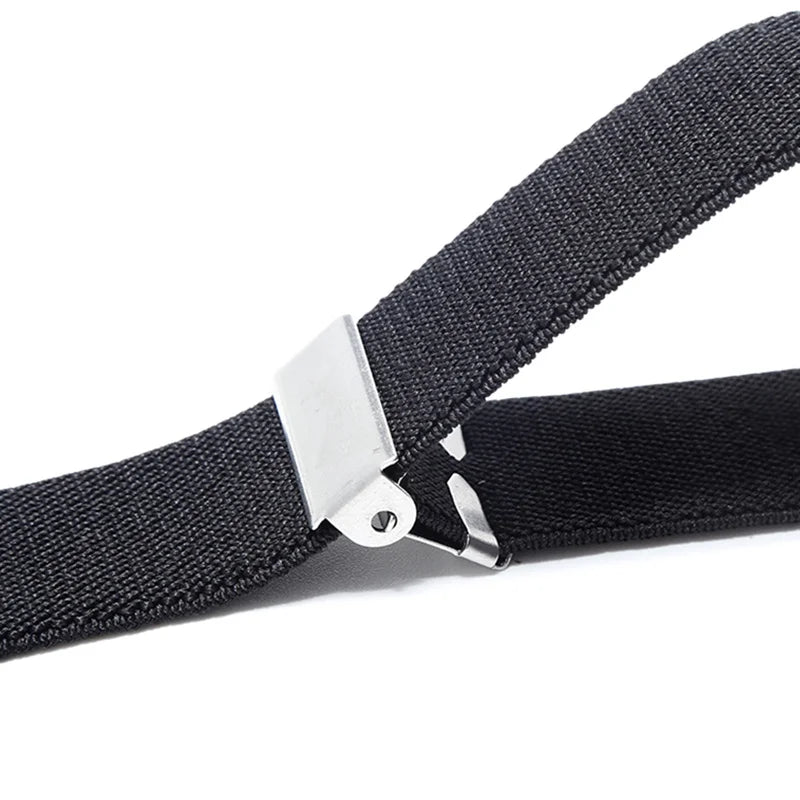 Women's Adjustable Elastic Stretch Belt Comfortable Invisible Waist Belt for Jeans Pants Dress Square Easy Buckles Waist Belt