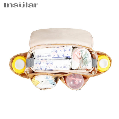 Baby Stroller Bag Pram Organizer Accessories Stroller Cup Holder Cover Trolley Organizer Pouch Travel Accessories