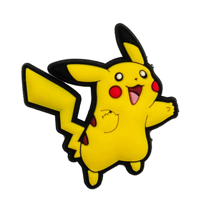 Random 10/20/30/50pcs Pokemon Cartoon Shoe Charms for Kids Sandals Classic Shoe Accessories Decoration Pins Party Birthday Gifts