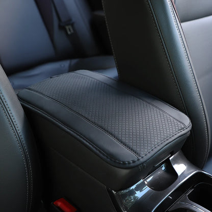 1 PU Comfortable Embossed Waterproof Anti-fouling Car Armrest Cushion Central Control Cushion Automotive Supplies