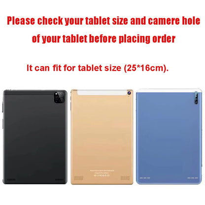 Funda Para 10.1" Universal Silicone Tablet Case 10 10.1 inch Android Tablet PC Shockproof Stand Cover Cases 25*16CM/9.84x6.3inch