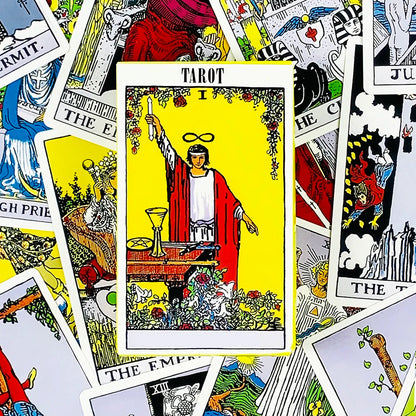 Hot-selling Tarot Cards A 78PCS Tarot Deck English Version Prediction Divination Board Game, Halloween and Christmas Gifts