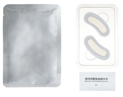 Hyaluronic Acid Microneedle Eye Patches Mask For Anti Aging Dark Circles Moisturizing Under Eye Gel Pads Skin Care