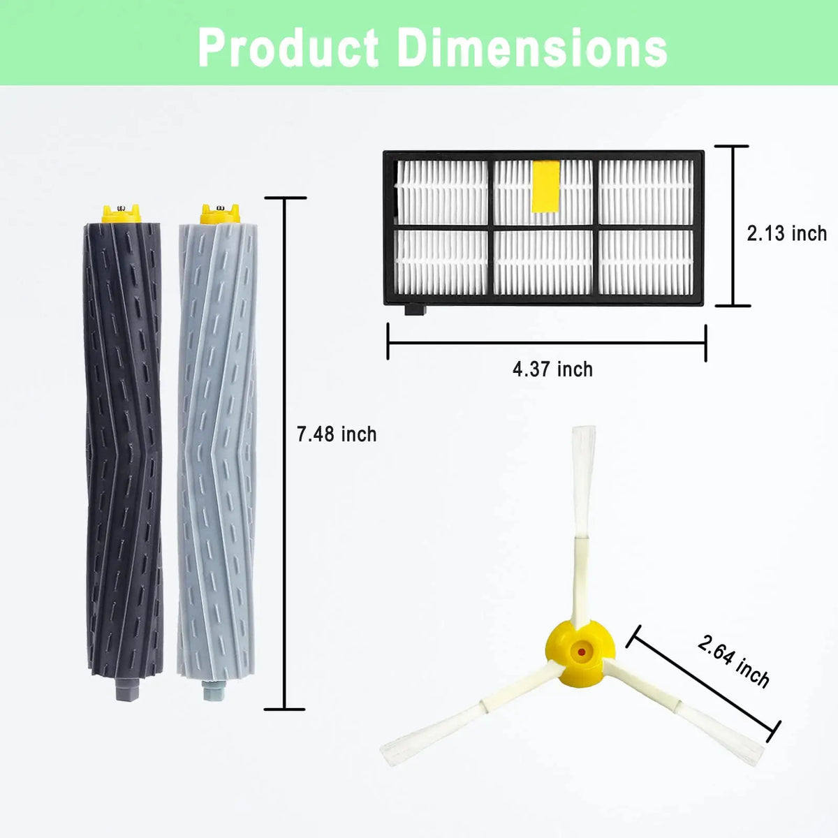For iRobot Roomba 800 900 Series 805 850 860 861 864 866 870 871 880 890 891 960 980 981 985 961 Vacuum Accessories Replacement