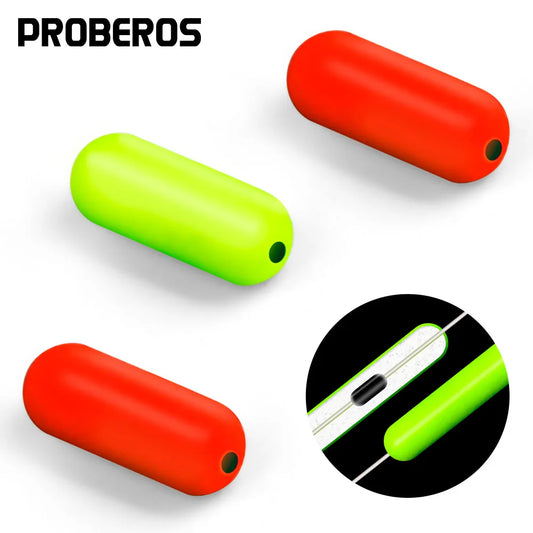 100pcs Premium Rubber Oval Bobber Stoppers - Space-Saving Float Stops for Fishing Gear - Durable Fishing Accessories for Anglers