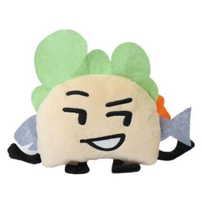 New Arrival BFDI Battle For Dream Island Plush Toy 70 Stuffed Doll Soft Animal X Number Blintz Block Marker Stapler French Fries