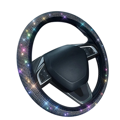 Universal Car Steering Wheel Cover Protector Anti-Slip Universal Size Fit 15inch /38cm Diameter Fashionable Car Accessories