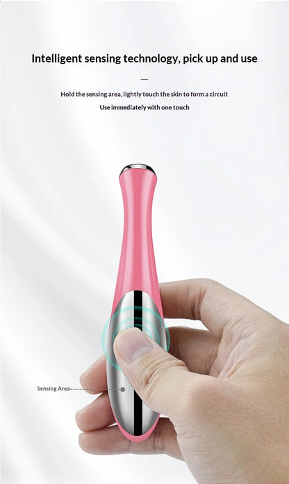 Electric Eye Massager Beauty Device Delicate Eye Skin Puffiness  Smooth Fine Lines Care Tool