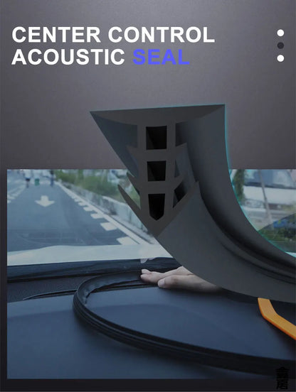 1.6m Auto Dashboard Sealing Strip Universal Car Sticker Rubber Seals Noise Insulation for Weatherstrip Car Accessories