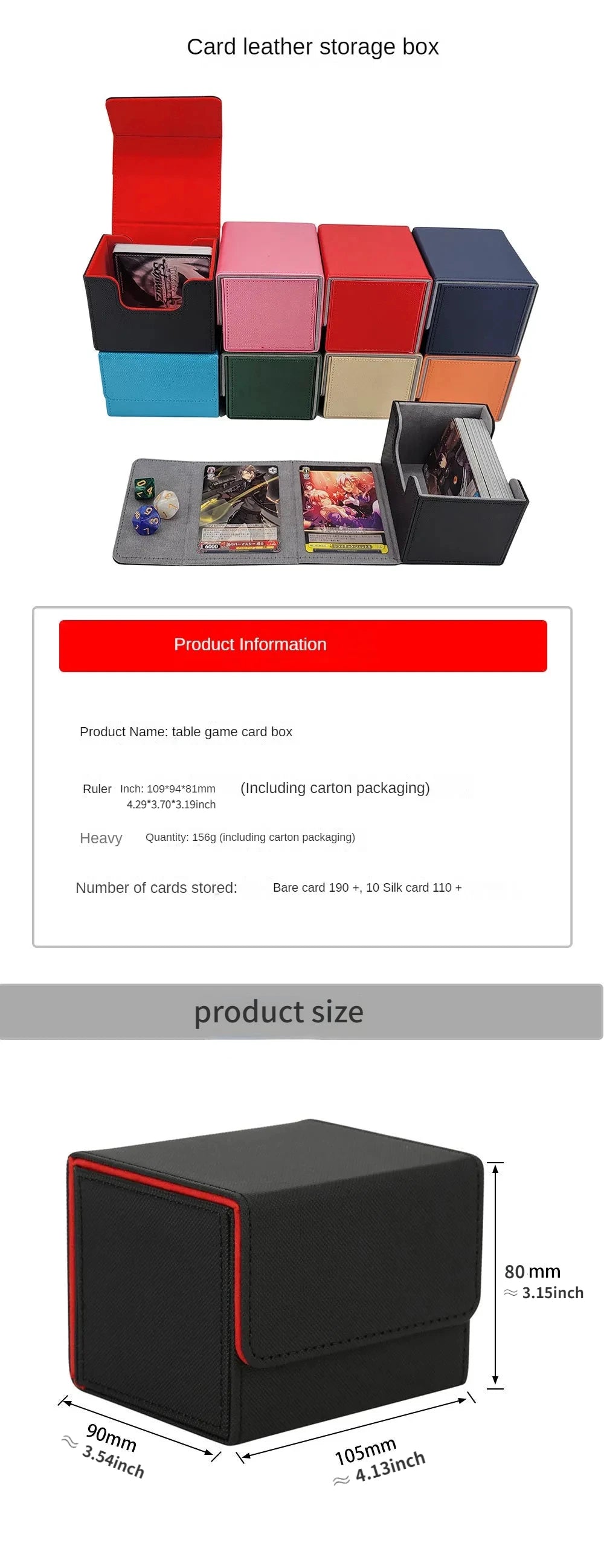 100PCS 66x91mm Matte Standard Size Card Sleeves TCG Trading Cards Protector For Tarot Shield Board Games Magical Cover PKM
