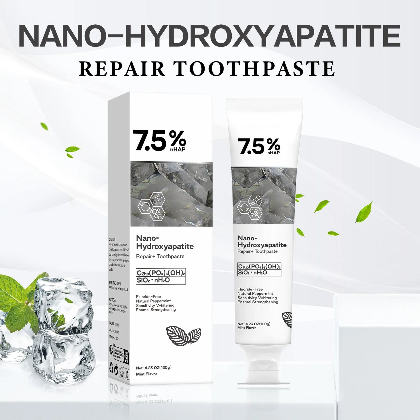 Nano Hydroxyapatite Toothpaste Remover Coffee Tea Stain Improve Bad Breath Prevent Caries Teeth Whitening Toothpaste Products