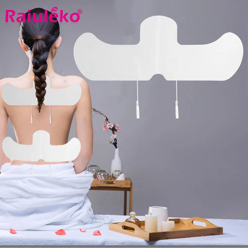 1Pcs EMS Electrode Pads 2 mm Plug 34x13cm for Shoulder Acupuncture Muscle Stimulator Massager TENS Physiotherapy Pad Health Care