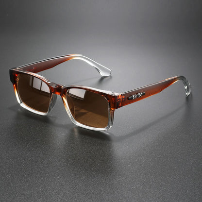 Retro Punk Fashion Sunglasses - Square Protective Frame, UV400 Unisex for Outdoor Adventures & Casual Style
