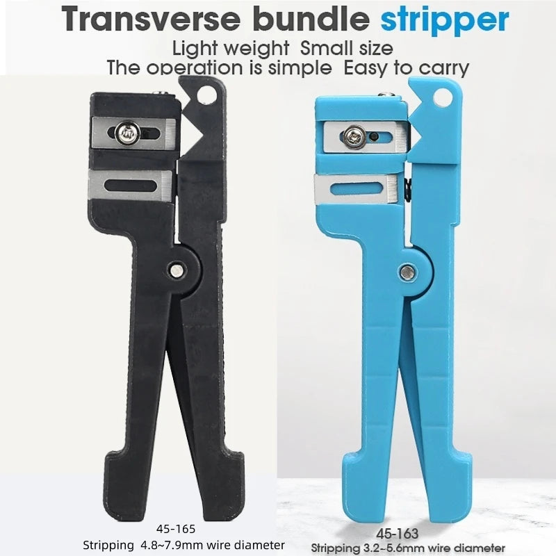 45-162 45-163 45-165 Fiber Optic Stripper Coaxial Cable Stripper Optical Cable Slitter Wire Stripper Tool Beam Tube Stripper
