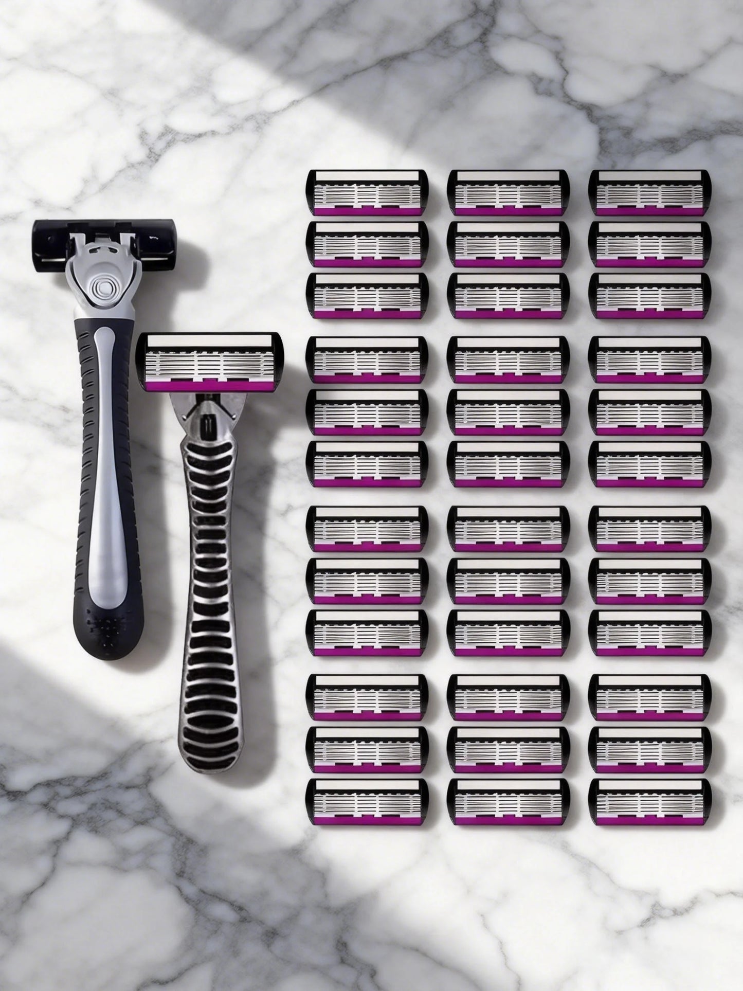 High Quality Man Safety Razor Blade 6 Layer German Stainless Steel Shaving Cartridges Compatible Mach Shaver