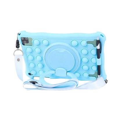 Funda Para 10.1" Universal Silicone Tablet Case 10 10.1 inch Android Tablet PC Shockproof Stand Cover Cases 25*16CM/9.84x6.3inch