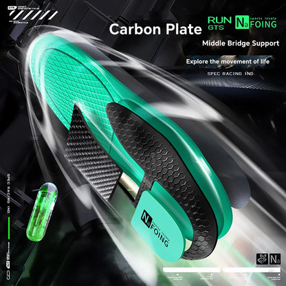 Carbon Plate Arch Support Sport Insoles for Men Women Breathable Shock Absorption Shoes Pad Outdoor Running Sneakers Sole Insole