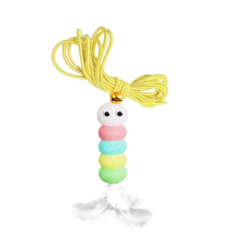 Caterpillar and Flying Bird Suitable for Self-playing Pet Chasing Toys Interactive Cat Toys for Indoor Cats Hanging Automatic