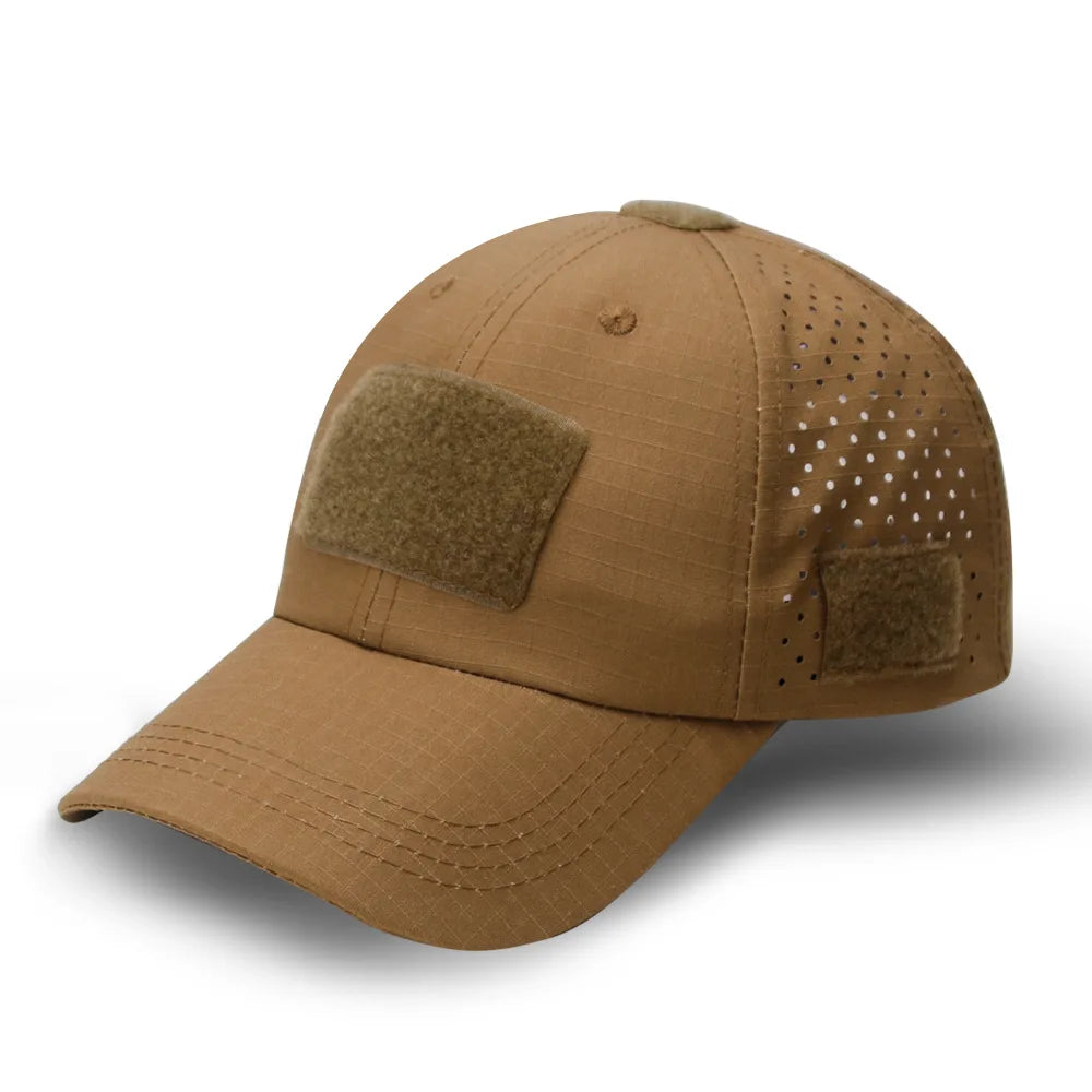 Camouflage Baseball Cap Breathable Sun Protection Hat Outdoor Sports Hunting Hiking Camping Fishing Sun Hats
