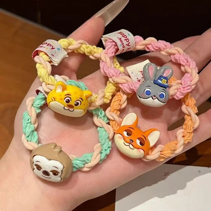 Cartoon Logo For "Zootopia" Featuring Wild Animals Judy Nicki Hairband