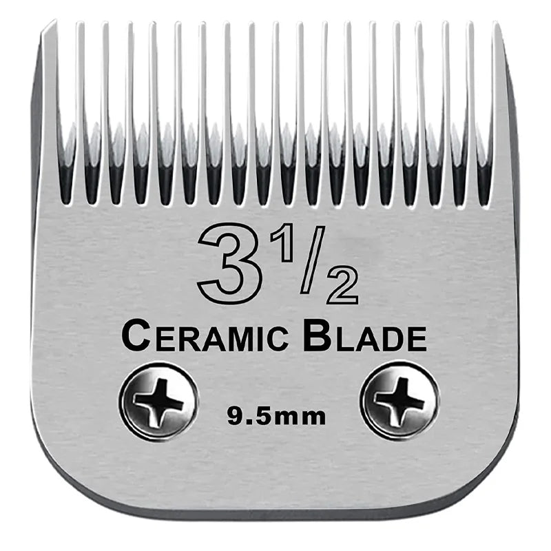 Detachable Pet Dog Cat Grooming Clipper Ceramic Blade Compatible with Most Andis，Oster A5，Wahl KM10 Series Animals Clippers