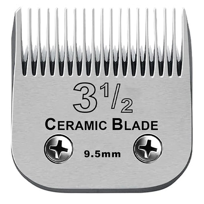 Detachable Pet Dog Cat Grooming Clipper Ceramic Blade Compatible with Most Andis，Oster A5，Wahl KM10 Series Animals Clippers