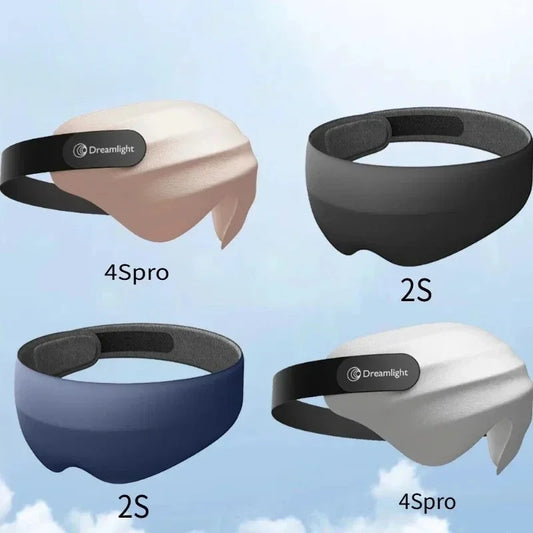 New Dreamlight 4S Pro Eye Mask Sleep 3D Stereoscopic Sleep Aid for Men Women Adult Adjustable Portable Full Blackout Eye Mask