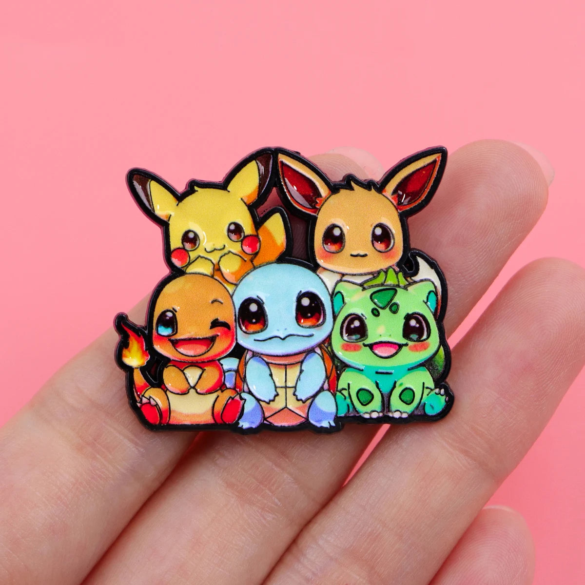 Cute Anime Elf Monster Enamel Pin Cool Game Brooches Lapel Badges Briefcase backpacks Accessories Decoration Jewelry Kids Gift