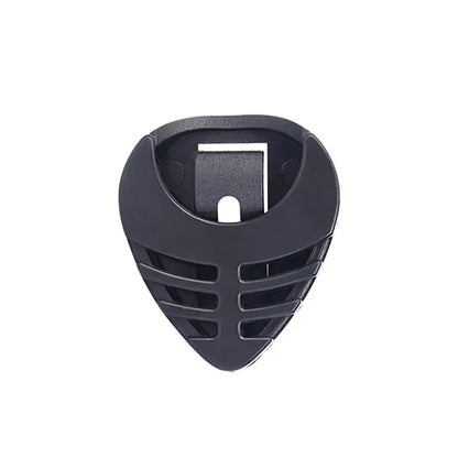 10Pcs Guitar Picks & Guitar Pick Holder Set For Acoustic Guitar Electric Guitar Bass Ukulele Stick-on Holder (Random Color)
