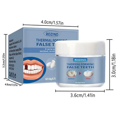 Moldable False Teeth, Tooth Repair Granules, Tooth Beads, Temporary Filling for Rooth, Broken Tooth Repair Kit, Thermal Fit Q6N2