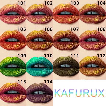 14 Colors Glitter Lip Glaze Hydrating Red Pink Metallic Lip Tint Highly Pigment Lip Gloss Korean Makeup for Women Cosmetics Gift