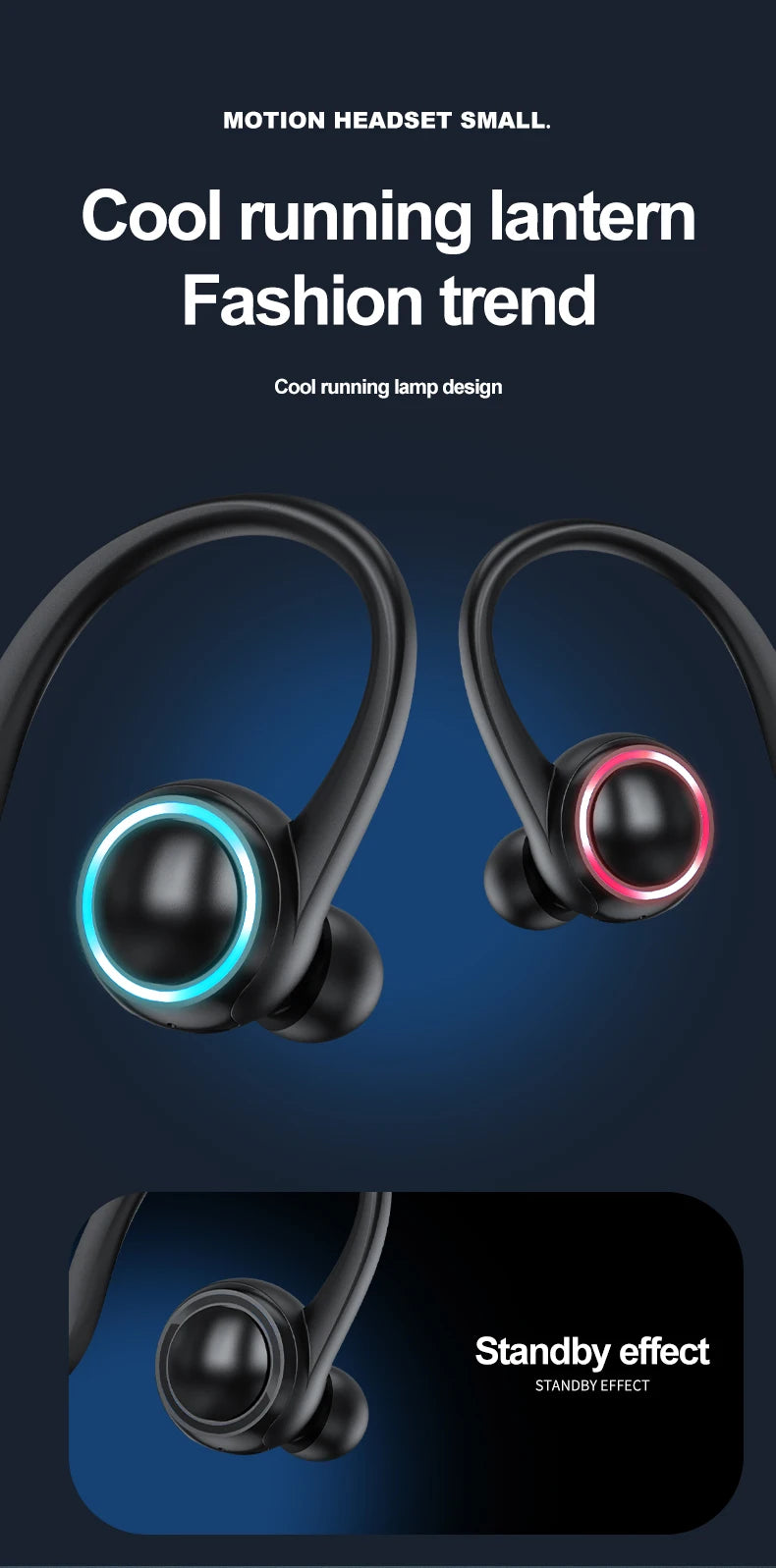 T10 Wireless Ear Hanging High Quality Bluetooth Earphones Sports Fitness headset In Ear Noise Cancelling headphones