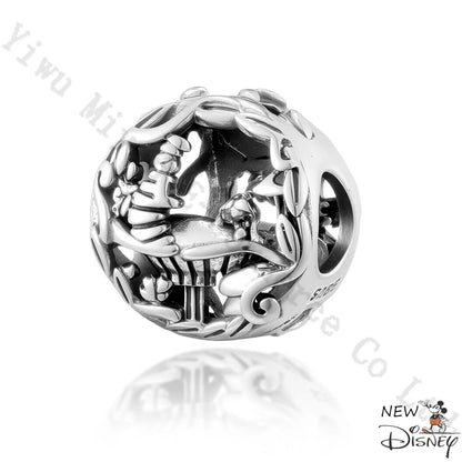 Disney 2026 Charms for Bracelet 925 Sterling Silver Darth Vader Grogu Beads Pendant DIY Jewelry Making Gift for Women Men Fans