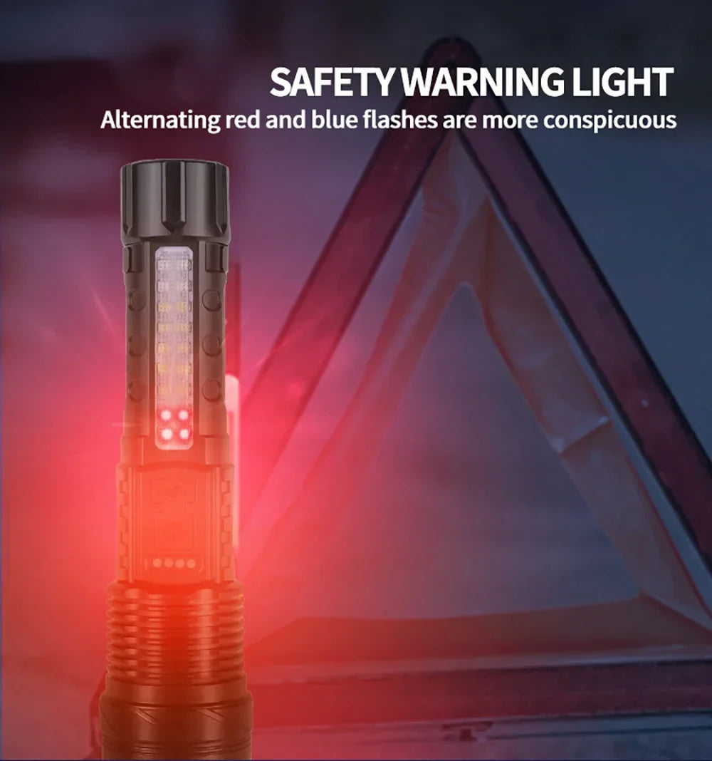 High Powerful LED Flashlights Long Range 150M Super Bright Torch Light Rechargeable Waterproof Outdoor Camping Lamp