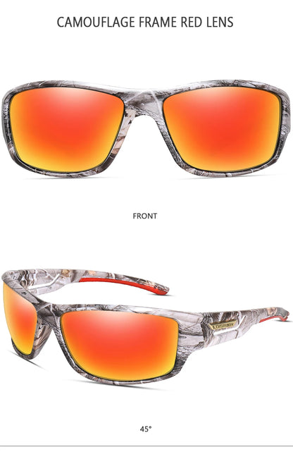 LOISRUBY Polarized Cycling Sunglasses Camouflage Driving Outdoor Sports Fishing Running Goggles UV400 Tacakle Eyewear