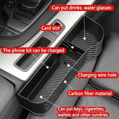 Car Seat Gap Storage Box, Multi-functional Car Seat Storage Box, Can Store Mobile Phones, Keys, and Car Utility Accessories
