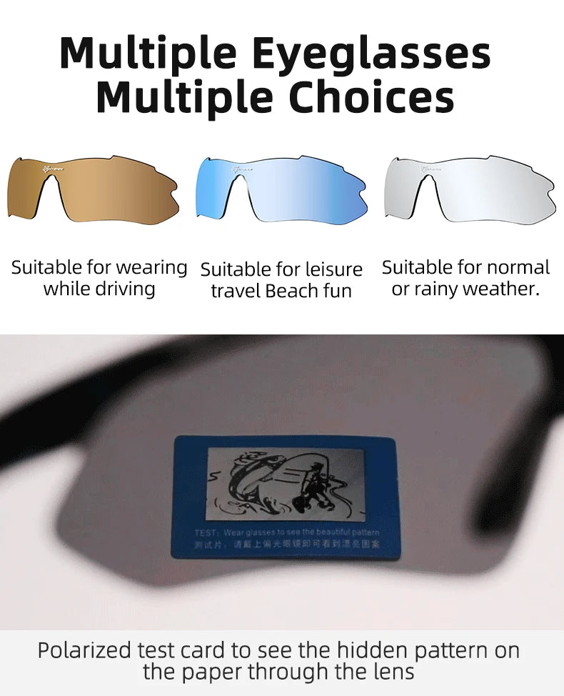 ROCKBROS Cycling Polarized glasses Bike Outdoor Sports Sunglasses MTB Road PC Goggles Eyewear Glasses 5/3 Lens Bicycle Accessory