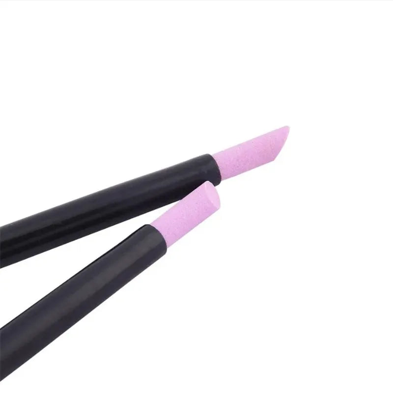 5Pcs Quartz Pen Nail Cuticle Remover Pusher Professional Care Nail Polish Manicure Stick Nail Files Accessories Tool