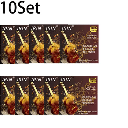 6 Pcs Strings Classical Guitar Strings Black Clear Nylon Guitarra Strings Sliver Plated Copper Wound String Guitar Accessories