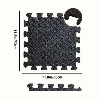 8/16 Pcs Foam Fitness Non Slip Yoga Mat Fitness Floor Tile Protection Pad Fitness Equipment Mat Suitable for Indoor Fitness
