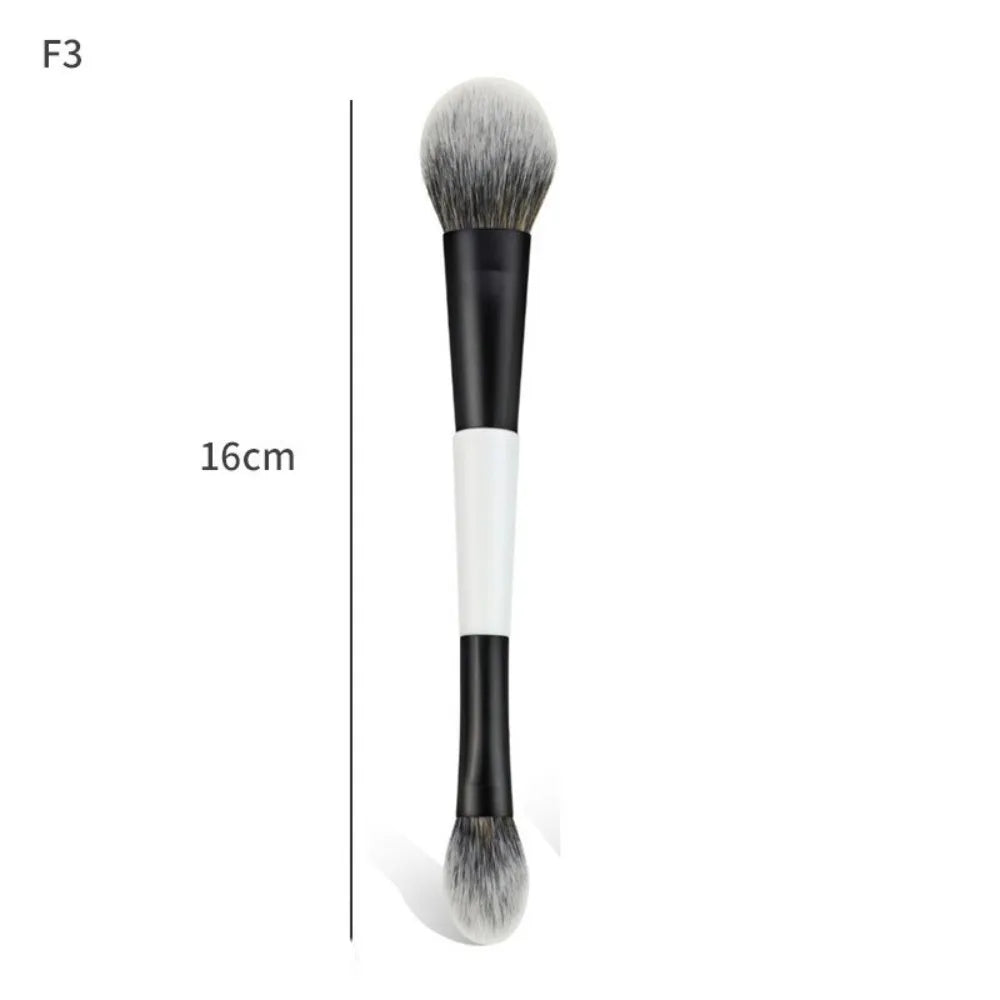 Dual-Ended F4 Contour Face Brush Multi-purpose High Coverage Eyeshadow Concealer Brushes Cosmetic Beauty Makeup Brushes