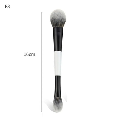 Dual-Ended F4 Contour Face Brush Multi-purpose High Coverage Eyeshadow Concealer Brushes Cosmetic Beauty Makeup Brushes