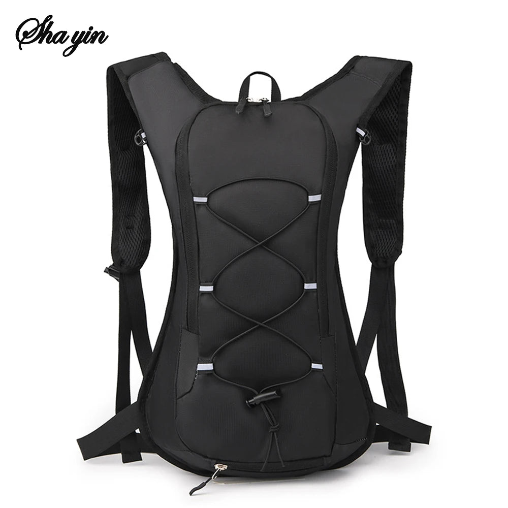 New 12L Outdoor Sport Bike Cycling Running Hiking Hydration Water Bag Storage Helmet Pack Waterproof UltraLight Bladder Backpack