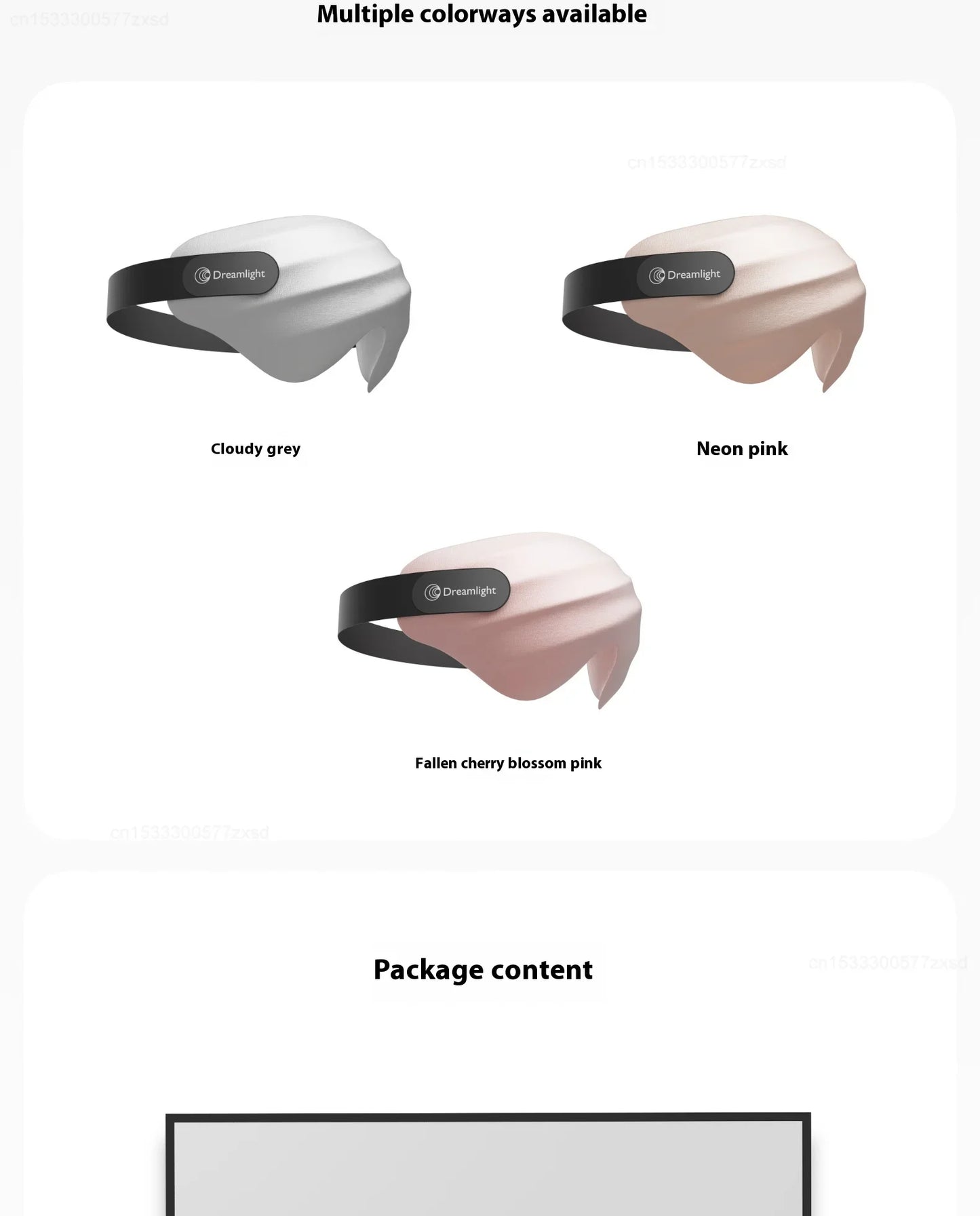 New Dreamlight 4S Pro Eye Mask Sleep 3D Stereoscopic Sleep Aid for Men Women Adult Adjustable Portable Full Blackout Eye Mask