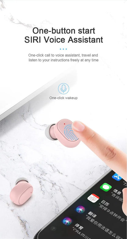 10Pcs Wholesale A6S TWS Wireless Headphones Bluetooth Earphone 5.0 Stereo Headset Earbuds with Microphone for ISO Android